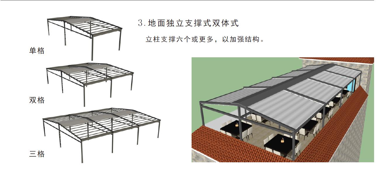 航城遮陽能折疊篷